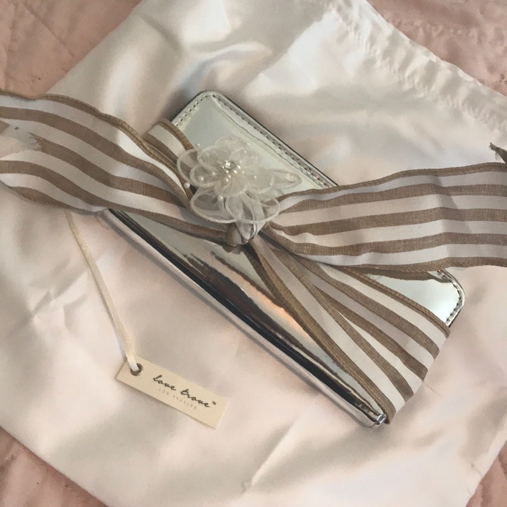 NWT silver wallet